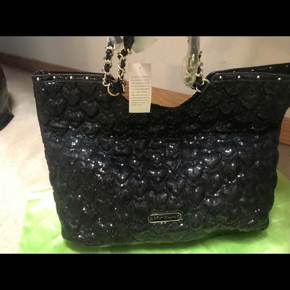 Sequin Betsey Johnson purse